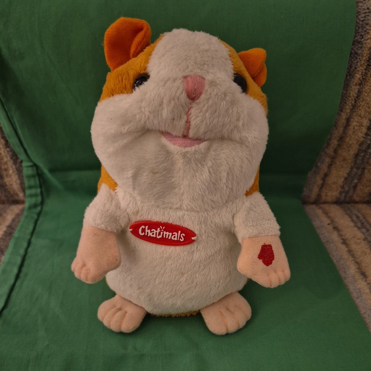 NUOBESTY Hamster Parlant – Peluche Mimétiste Marron Clair – Répète Ce Que Vous Dites – Secoue La Tête – Cadeau Enfant