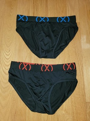 2XIST(X)  Men's Polyester Blend Briefs,  Size L, 2-pack 