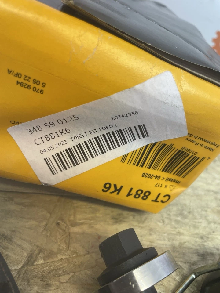 Timing Belt Kit Pulley Tensioner Idler Engine Replacement - Contitech CT881K6 - Image 2 of 2