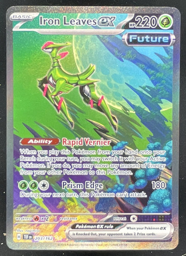 2024 Pokemon Temporal Forces #203/162 Iron Leaves ex
