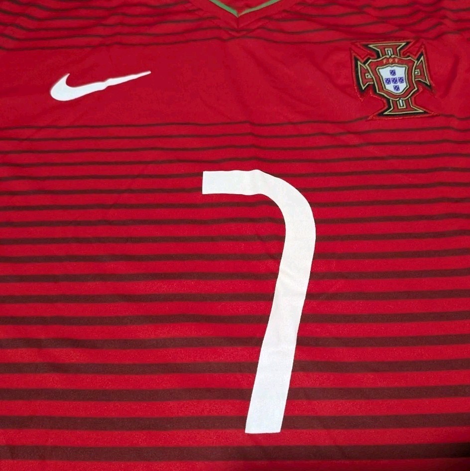 2014 Cristiano Ronaldo Portugal Home Soccer Jersey NOT Authentic