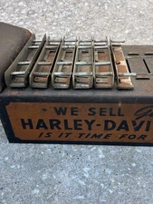 USED Vintage OEM Harley Davidson Motorcycle Parts Counter Catalog Holder AMF