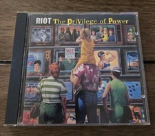 Vintage 1990 The Privilege of Power Riot CD CBS RECORDS CIB VTG 90s