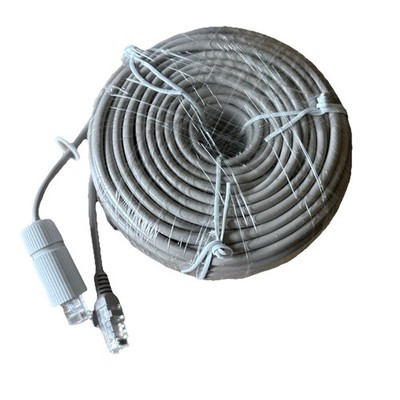 Cat 5e 5e CCTV Ethernet Netzwerkkabel 1x Outdoor Wasserdicht Stecker IP65 30m