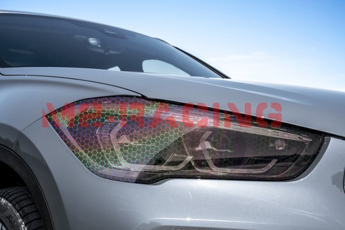12" Hex Holographic Gloss Headlight Taillight Tint Film Fog Honeycomb Protective - Bild 49 von 86