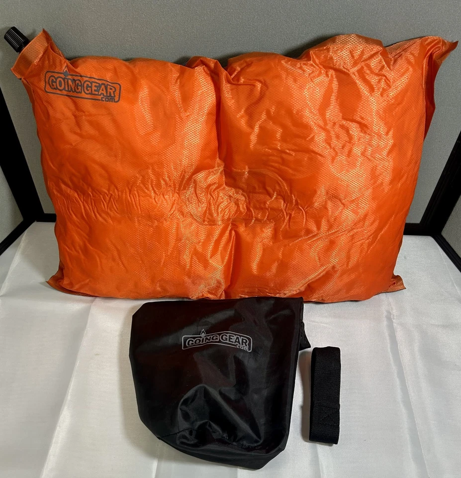 Self-Inflating Camping Pillow Backpack Hiking Going Gear Roll-Up Compact Nice