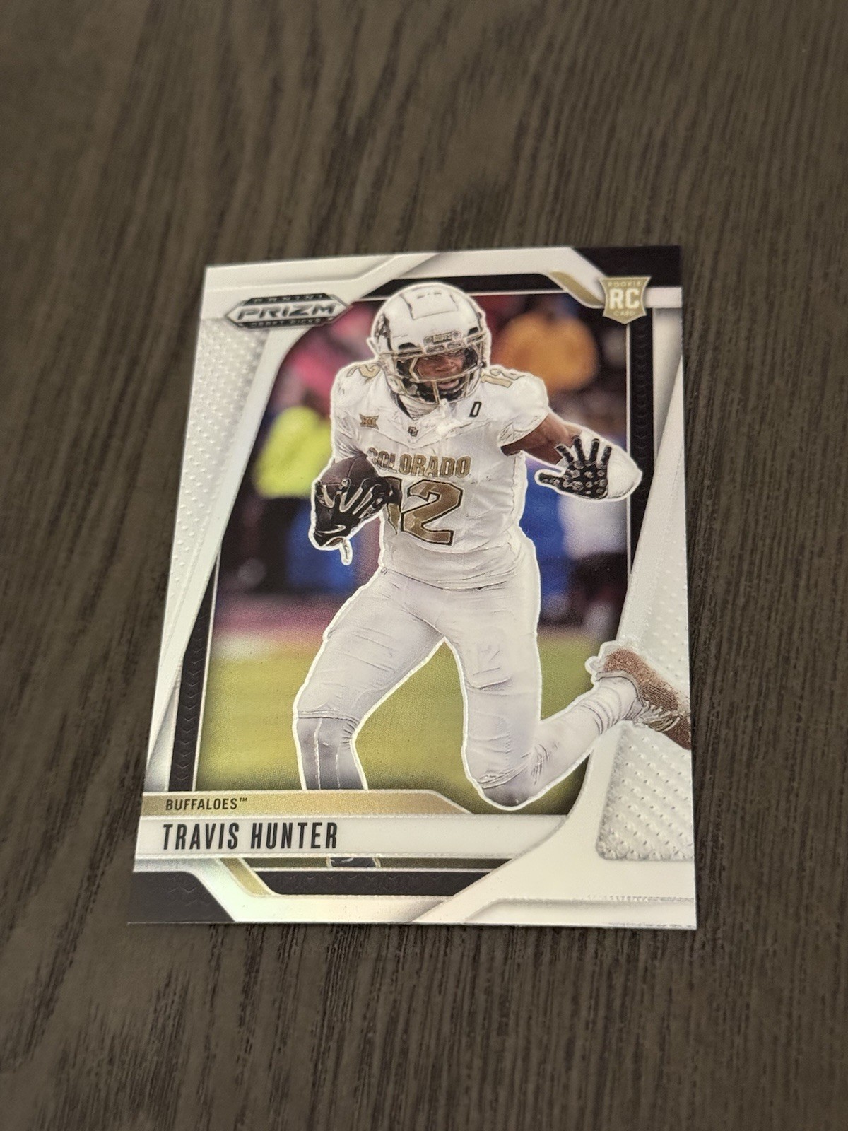 2025 Panini Prizm Draft Picks Silver Prizm #21 TRAVIS HUNTER Rookie Card RC