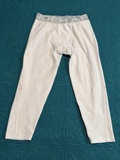 NWT Under Armour HeatGear Boy's YXL 3/4 White Leggings