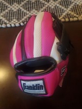 Franklin Tee Ball Pink White Black Mitt Small RTP 8.5 N Performance Designed