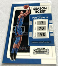2021-22 Panini Contenders Basketball Aleksej Pokusevski Oklahoma City Thunder