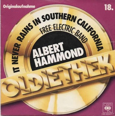 Albert Hammond - It Never Rains In Southern California 7'' Single RE Vinyl 05