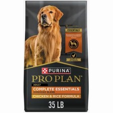 Purina Pro Plan Adult Shredded Blend Chicken & Rice Formula Dry Dog Food 35lbs 1.63 per pound