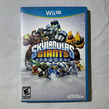 Activision Skylanders Giants Nintendo Wii U Game Disk w/ Manual+Case Included