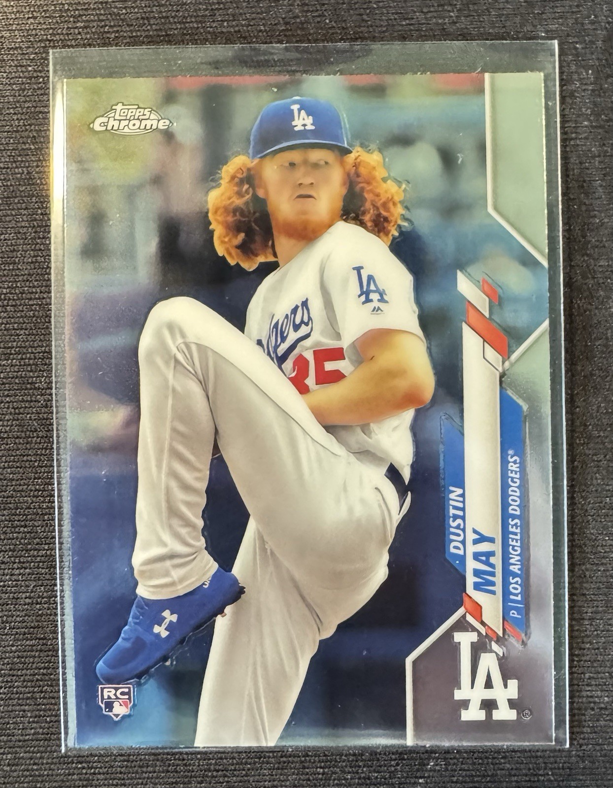 2020 Topps Chrome Dustin May #176 (RC)