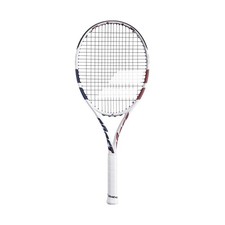 Babolat Boost Drive Strung Tennis Racquet White Black String 4 1/4" Grip