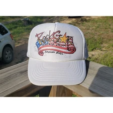 Vintage Y2K Rockstar Energy Drink American Made Trucker Rope Hat