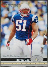 2002 Donruss #116 Bryan Cox Football VG