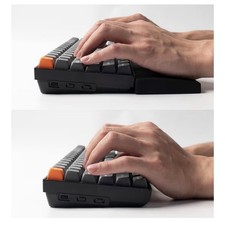 Silicone keyboard wrist rest. Palm Support with Full Honeycomb Non-Slip Base.