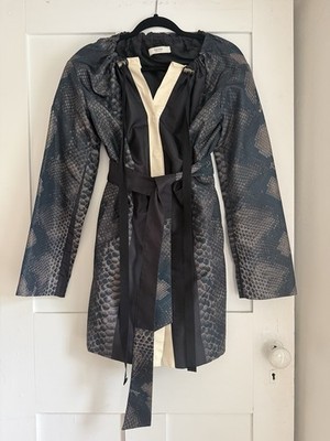 Prada Spring 2009 Snakeskin Print Silk Jacket, variation seen on runway