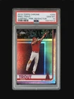2019 Topps Chrome Mike Trout Jumping Pink Refractor PSA 10