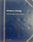Buffalo Nickels from 1913 to 1938 In Whitman Album w/35 Nickels + 5 More = Roll