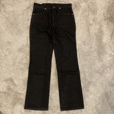 Wrangler 938BLK Men's Cowboy Cut Stretch Slim Jeans 29x30 Black NWT