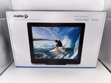 Digital Photo Frame Smart 8 Inch Wi-Fi - Nixplay Edge Brand New Open Box