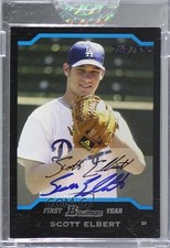 2006 Bowman Originals 287/330 Scott Elbert (2004 Draft) #BDP63 Buyback Auto 0f4