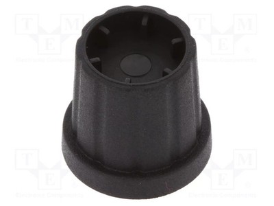 Ø16,5x19,2mm Kunststoff mit Flansch ØAchse: 6,35mm Drehknopf