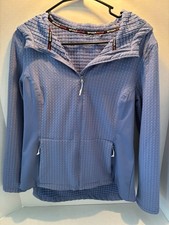 Spyder Active Women's Hooded Zip-Up Light Blue Jacket Approx Size Med/Lrg No Tag