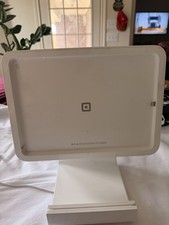 Square POS Credit Card Terminal White with Power Adapter and Cables