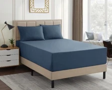 Sweet Home Collection 4-piece Sheet Set King 1800 Thread Count New ••