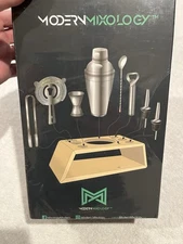Modern Mixology Cocktail Shaker Set Drink Mixer, 8-piece Portable Bartender Kit 