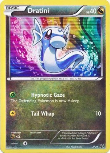 Dratini - 2/20 NM, English Pokemon Dragon Vault