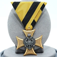 Austria-Hungary Officer’s Military Service Decoration 3rd Class Cross Replica