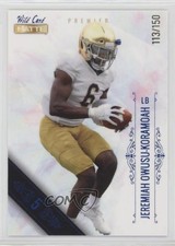 2021 Wild Card MATTE 113/150 Jeremiah Owusu-Koramoah #MBC-35 Rookie RC 1t5. rookie card picture