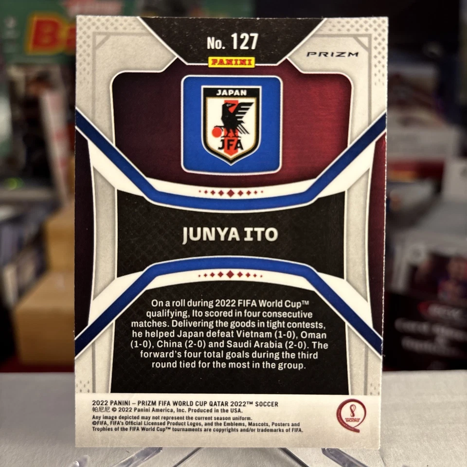 Junya Ito 2022 Panini Prizm FIFA World Cup Japan SILVER Breakaway RC SSP ⭐️ MINT - Image 2 of 2