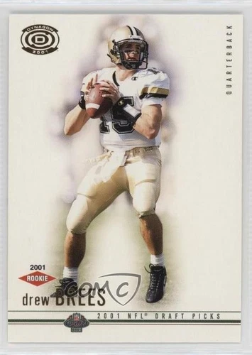 2001 Pacific Dynagon Retail Drew Brees #102 Rookie RC