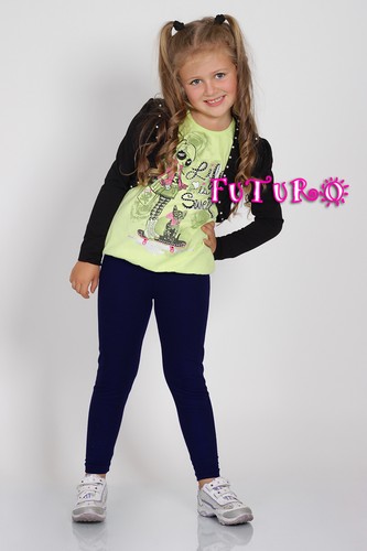Kids Full Length Cotton Leggings Sizes 2 - 13 Years PLD - Picture 8 of 22