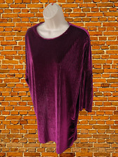 ZARA LARGE PINK PURPLE 3/4 SLEEVE SOFT TOUCH EVENING PARTY SHORT WINTER DRESS