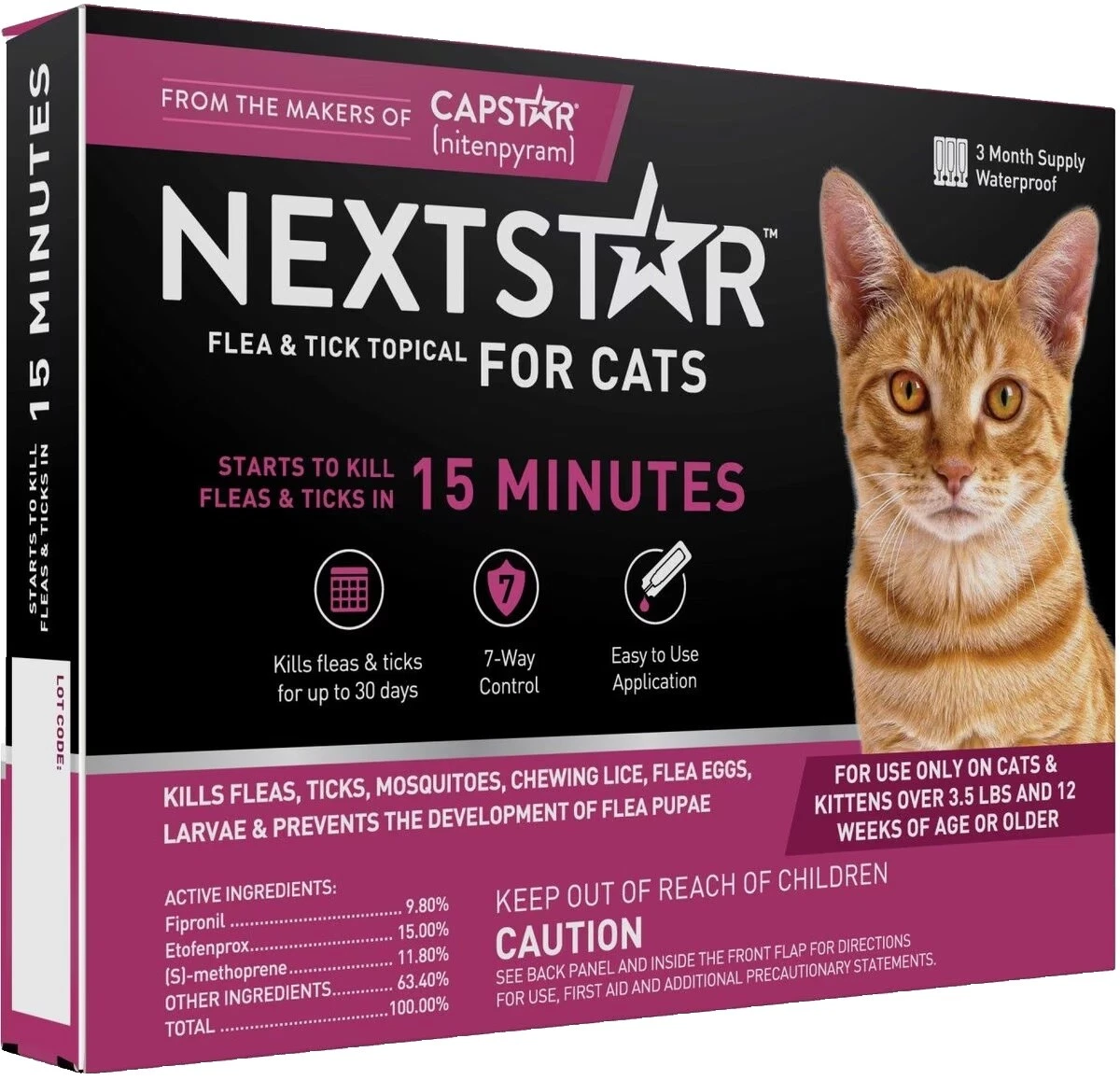 CAPSTAR pulgas y garrapatas para gatos