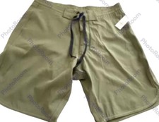  Men's OLD NAVY Unlined Green Board Swim Surf Shorts Size 29 Drawstring NWT 