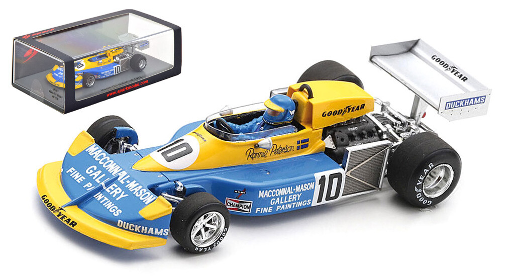 Spark S7270 March 761 #10 British GP 1976 - Ronnie Peterson 1/43 Scale