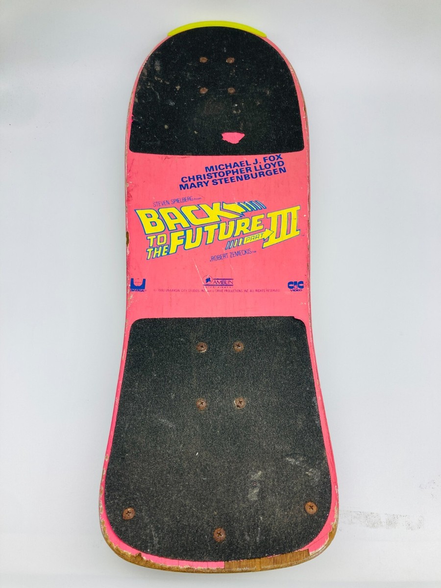 BACK TO THE FUTURE Part III 1990 Vintage Skateboard UNIVERSAL