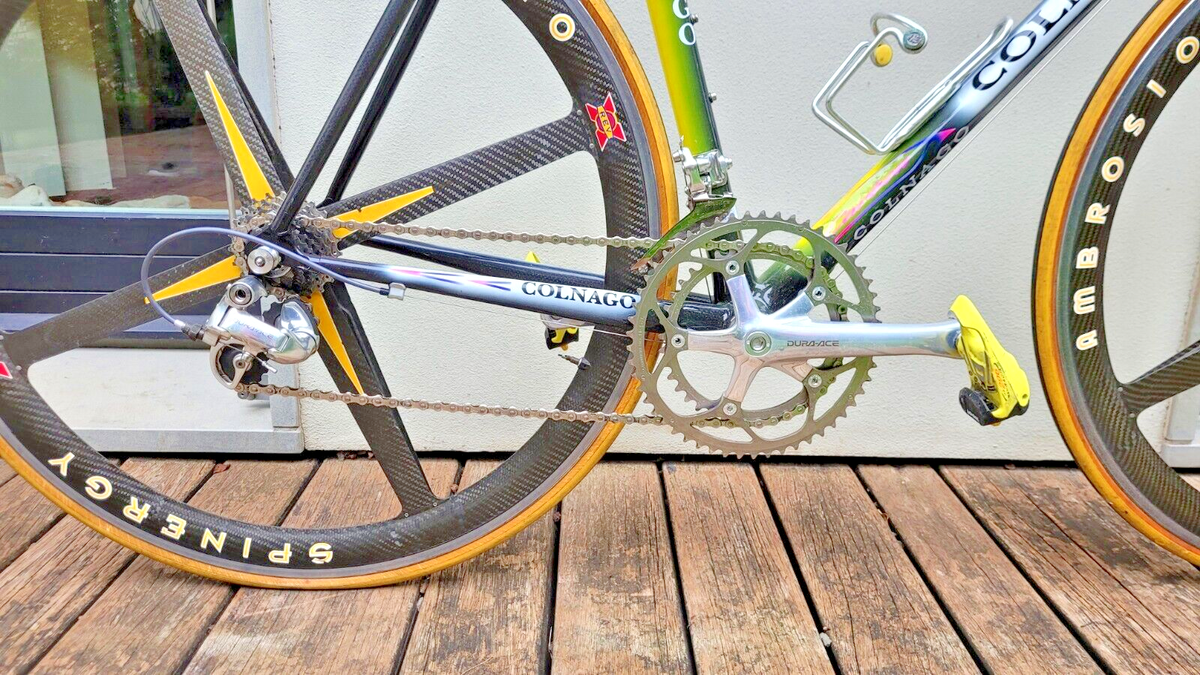 COLNAGO C40 Art Decor vintage italian carbon bicycle SHIMANO DURA