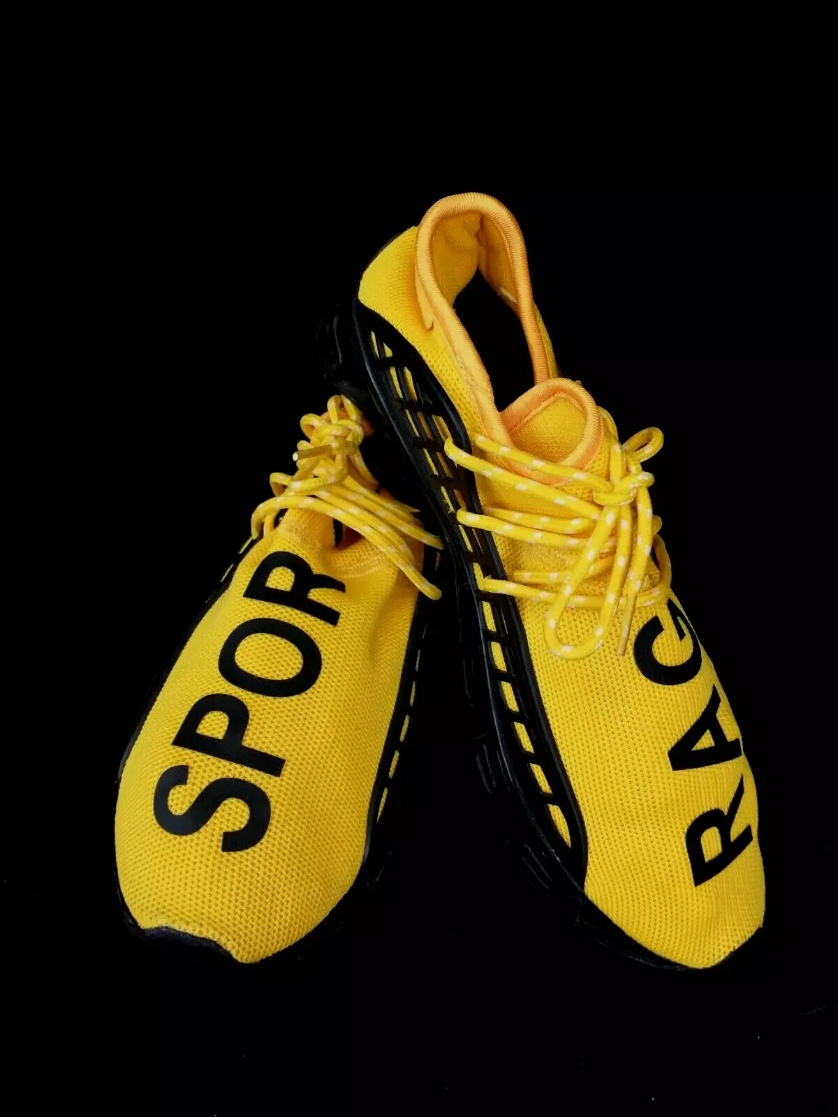 SAOLA Scarpe da corsa sportive RAGF uomo giallo nero sneakers taglia EU 44 US 10 5 11