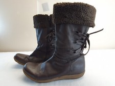 Stivali COLLECTION AT DEBENHAMS donna taglia 8,5 EU 42,5 stivali pelle marrone