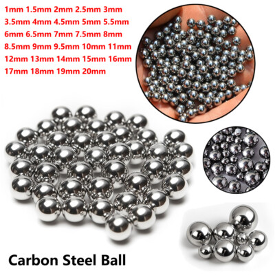 #ad 1mm 20mm Carbon Steel Ball Bearings Precision Round Balls Bearing Smooth Small $105.38