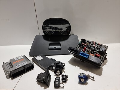 BMW 3er Steuergerät Kit 204D4 2.0 Diesel Tacho Zündschloss Schalter Schlüssel 2007 E90