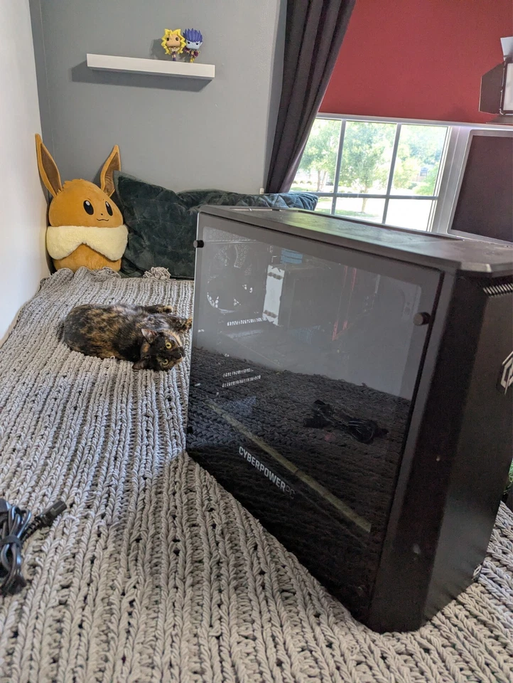 CyberPower Gaming PC, AMD FX-8350, Radeon RX 480, 8G RAM, 512G SSD, 1TB HDD, W10 - Image 2 of 3